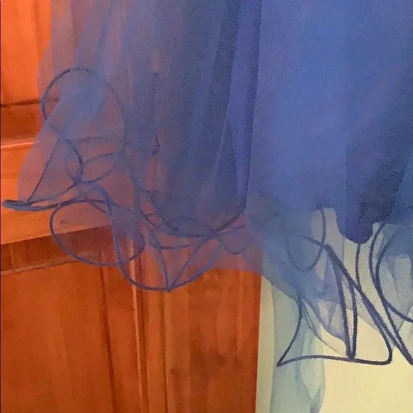 CITY STUDIO Blue Short Tulle Prom/Formal Dress 3 - Picture 3 of 8